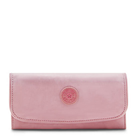 Kipling Money Land Snap Portefeuille Roze | BE 1795VR